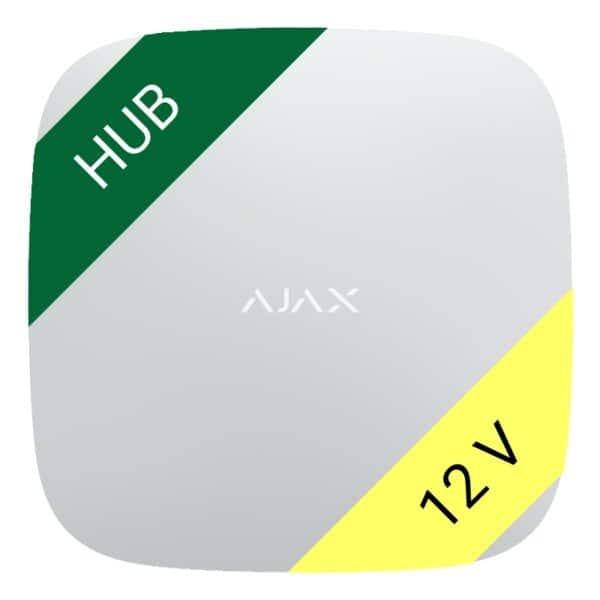 Ajax Hub 12V white